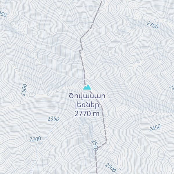 Map of Ծովասար լեռներ
