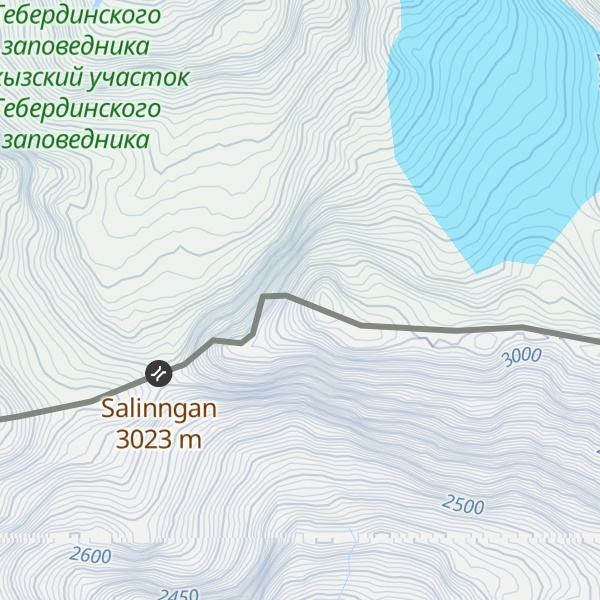 Map of Chiganak