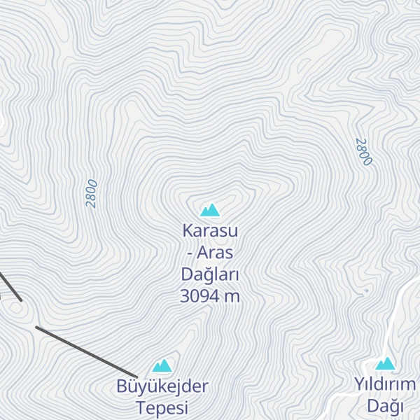 Map of Karasu - Aras Dağları
