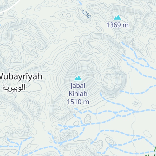 Map of Jabal Kihlah