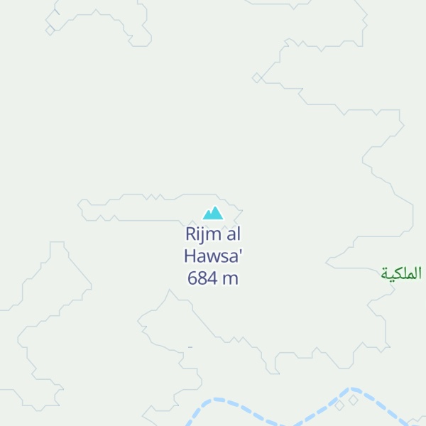 Map of Rijm al Hawsa'
