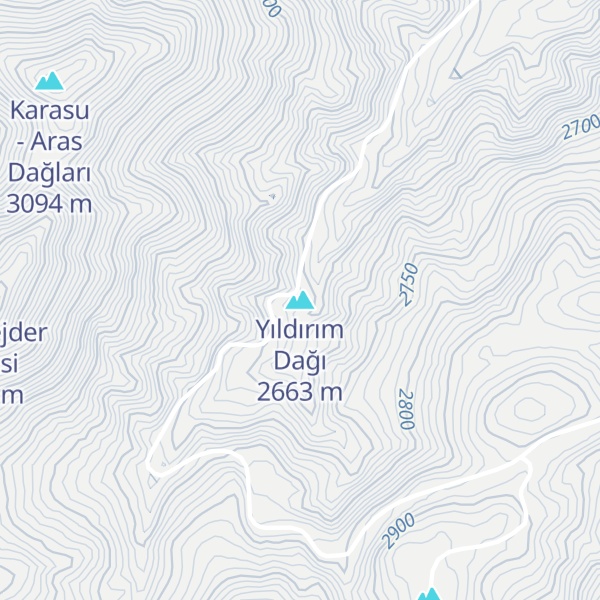 Map of Yıldırım Dağı