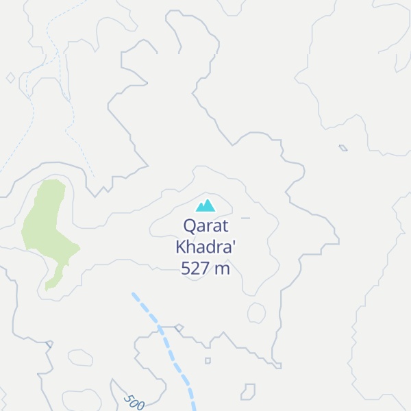 Map of Qarat Khadra'