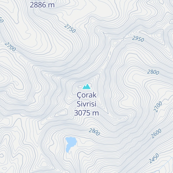 Map of Çorak Sivrisi