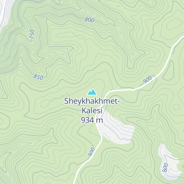 Map of Sheykhakhmet-Kalesi