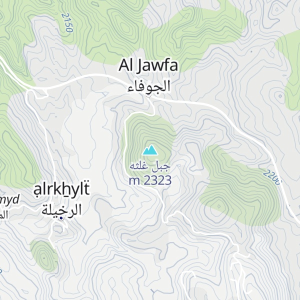 Map of جبل غلثه