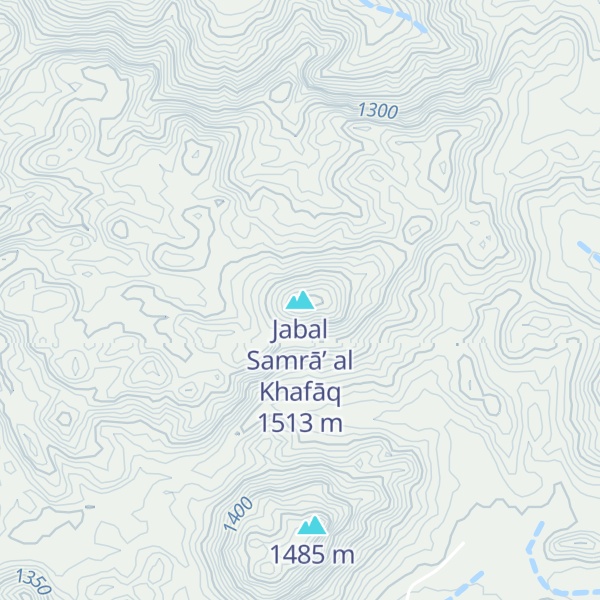 Map of Jabal Samrā’ al Khafāq