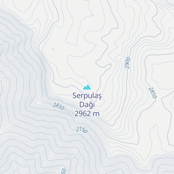 Map of Serpulaş Dağı