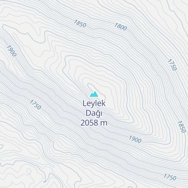 Map of Leylek Dağı
