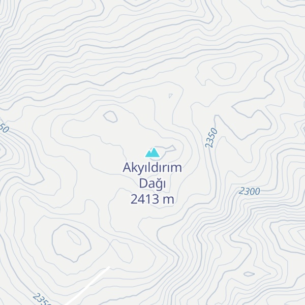 Map of Akyıldırım Dağı