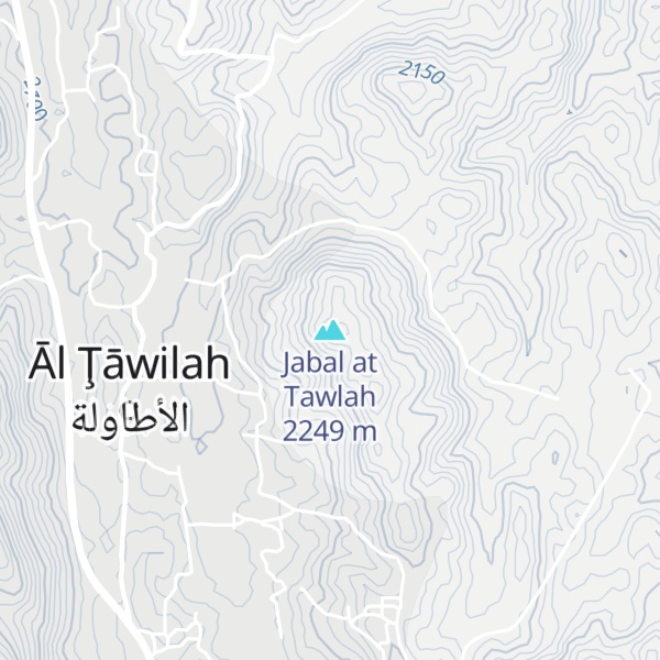 Map of Jabal at Tawlah