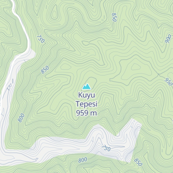 Map of Kuyu Tepesi