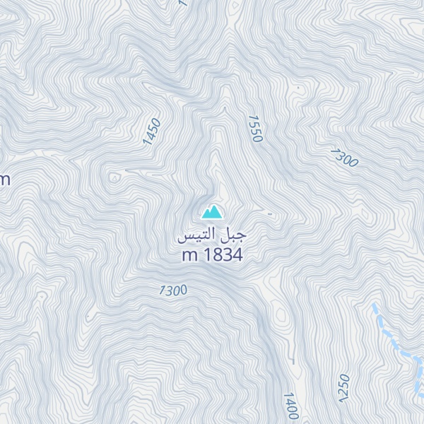 Map of جبل التيس
