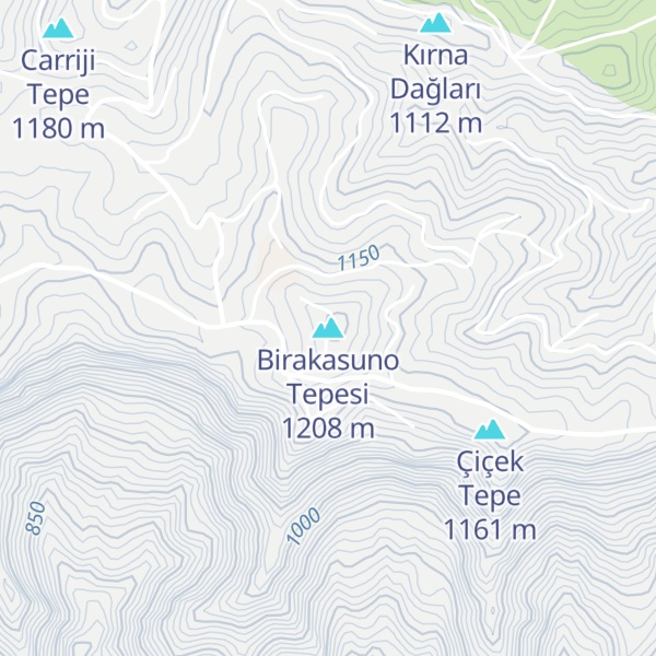 Map of Birakasuno Tepesi