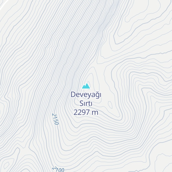 Map of Deveyağı Sırtı