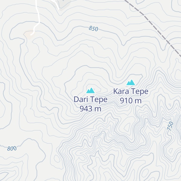 Map of Dari Tepe