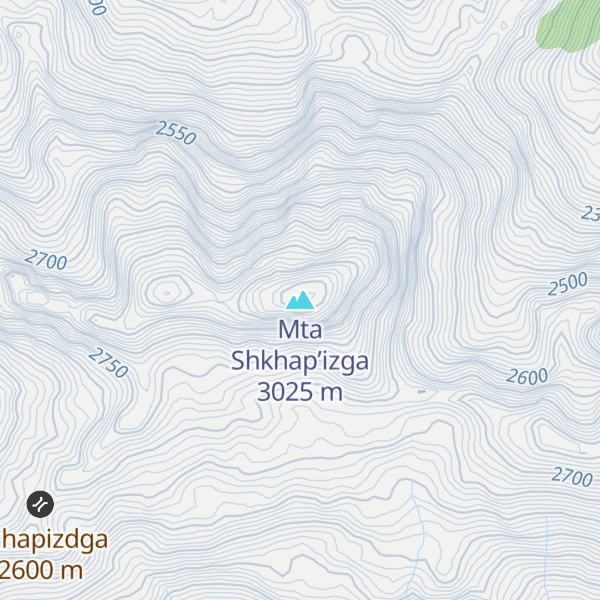 Map of Mta Shkhap’izga