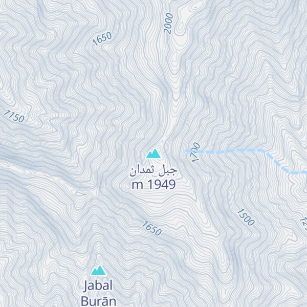 Map of جبل ثمدان