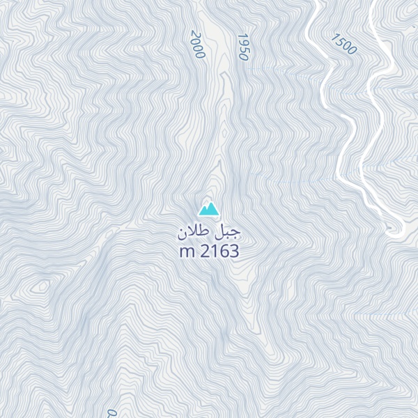 Map of جبل طلان