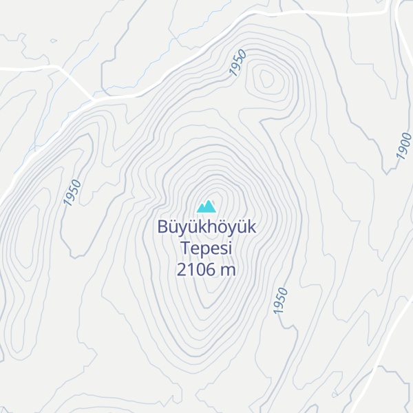 Map of Büyükhöyük Tepesi