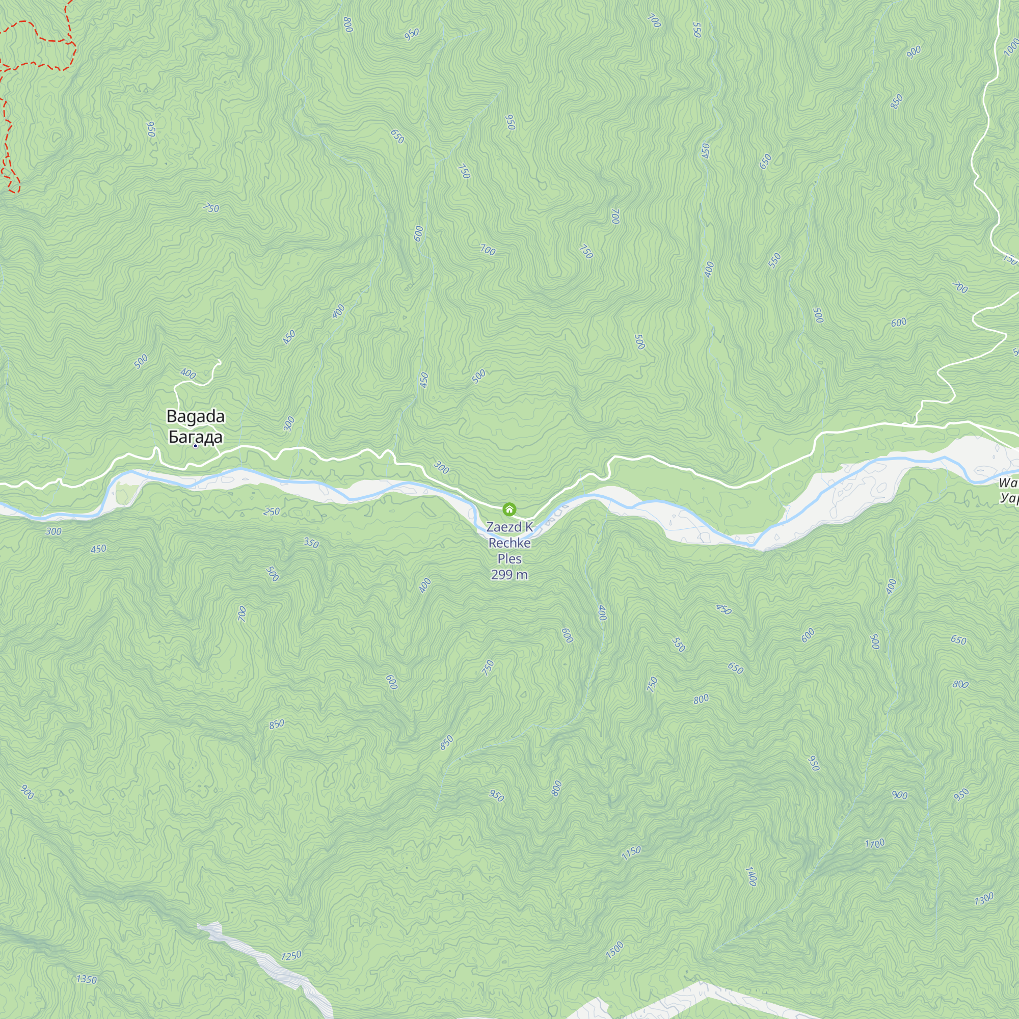 Zaezd K Rechke Ples map