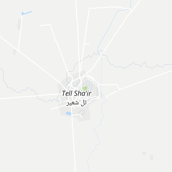 Map of Tell Sha'ir