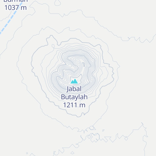 Map of Jabal Batilah
