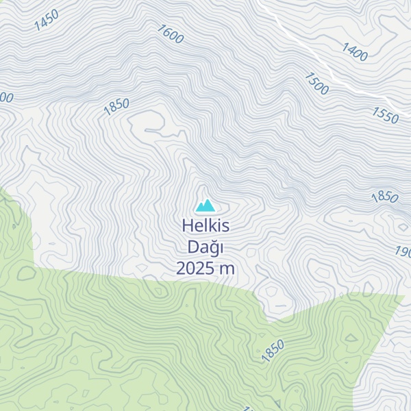 Map of Helkis Dağı