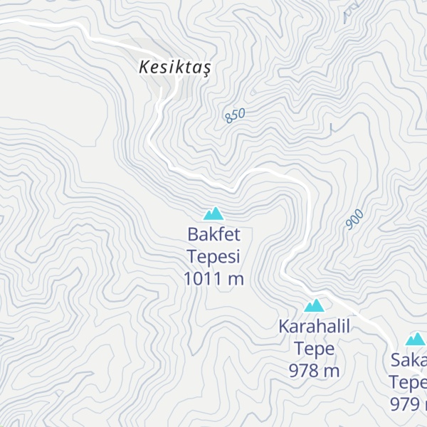 Map of Bakfet Tepesi