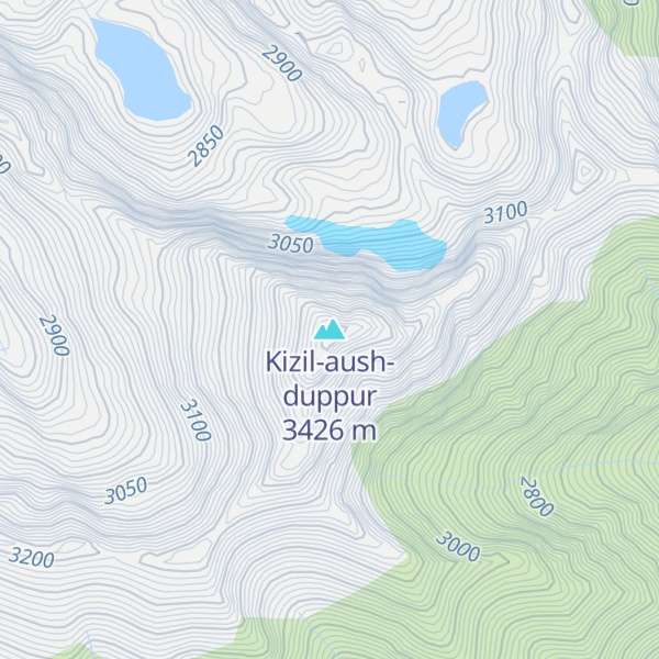 Map of Kizil-aush-duppur