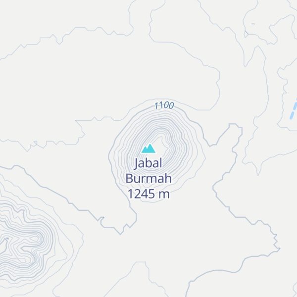 Map of Jabal Burmah