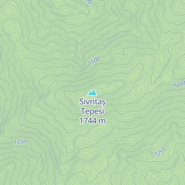 Map of Sivritaş Tepesi