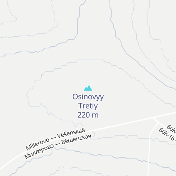Map of Osinovyy Tretiy