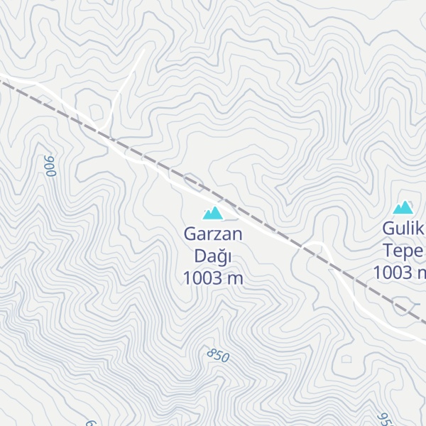 Map of Garzan Dağı