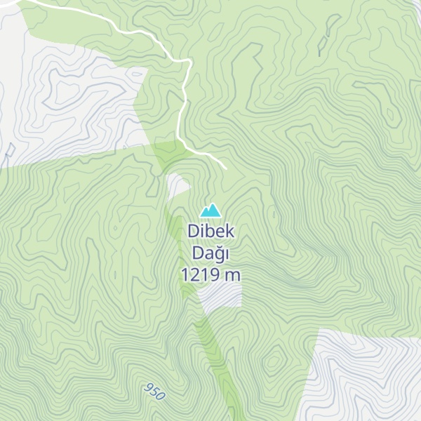 Map of Dibek Dağı