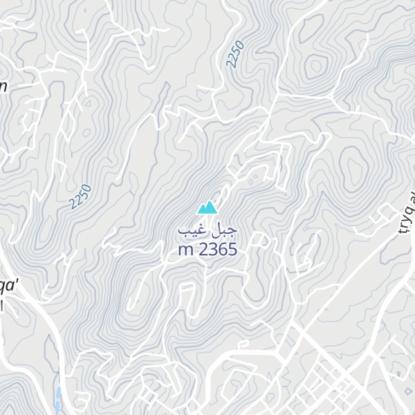 Map of جبل غيب