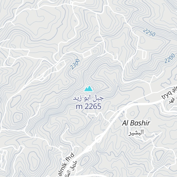 Map of جبل ابو زيد