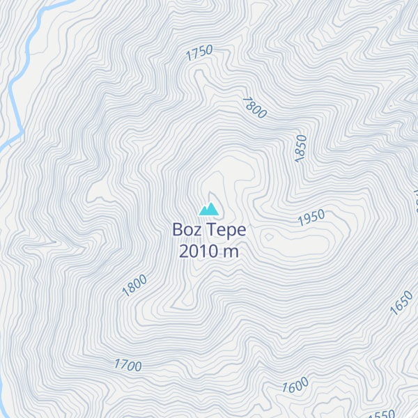 Map of Boz Tepe