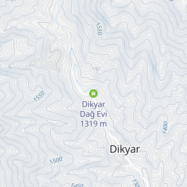 Map of Dikyar Dağ Evi