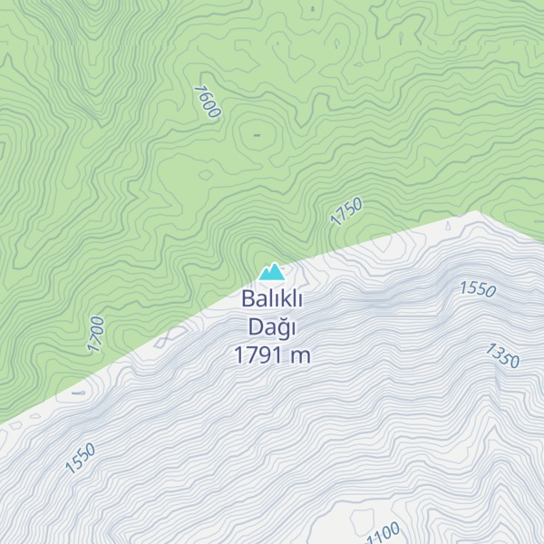 Map of Balıklı Dağı