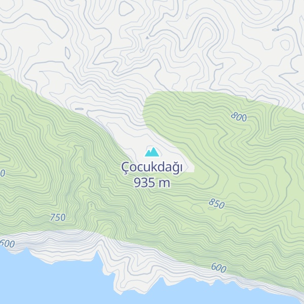 Map of Çocukdağı