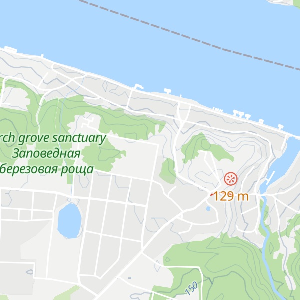 Map of Voskresenskaya hill