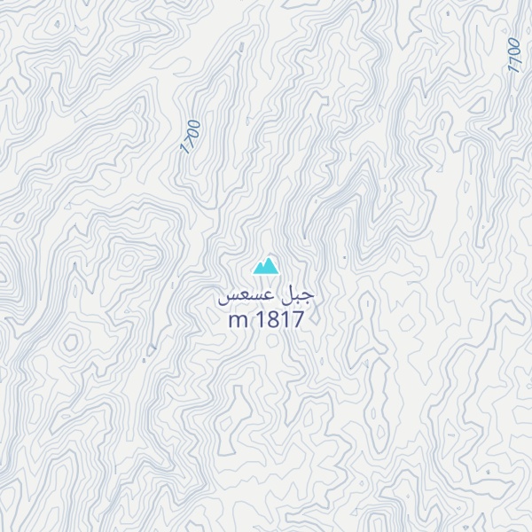 Map of جبل عسعس