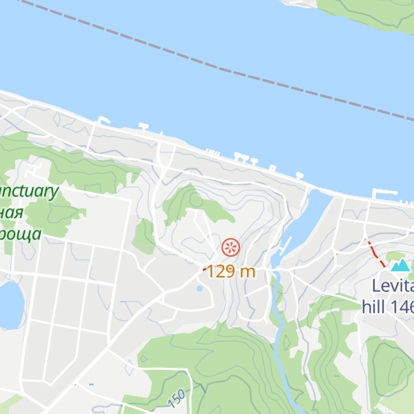 Map of Cathedral Hill