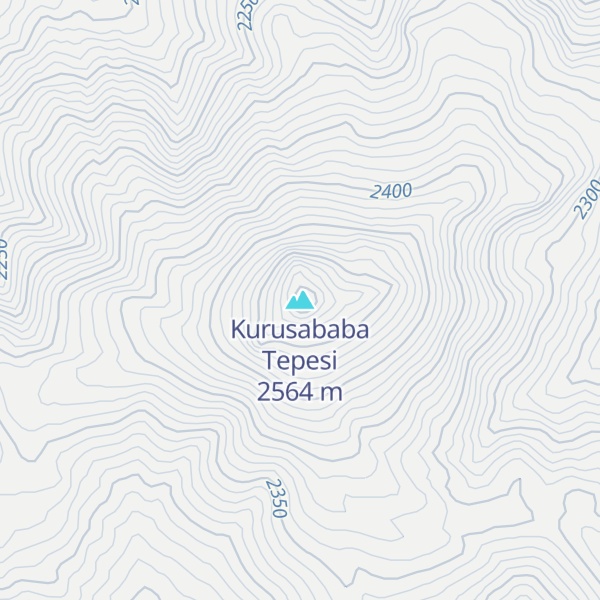 Map of Kurusababa Tepesi
