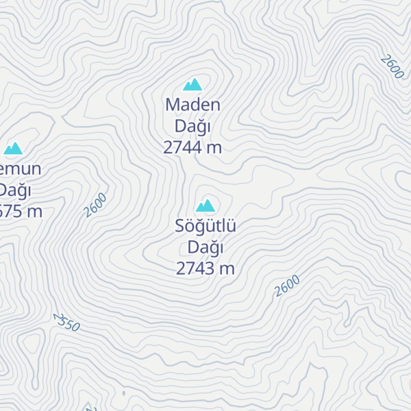 Map of Söğütlü Dağı