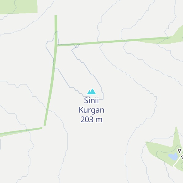 Map of Sinii Kurgan