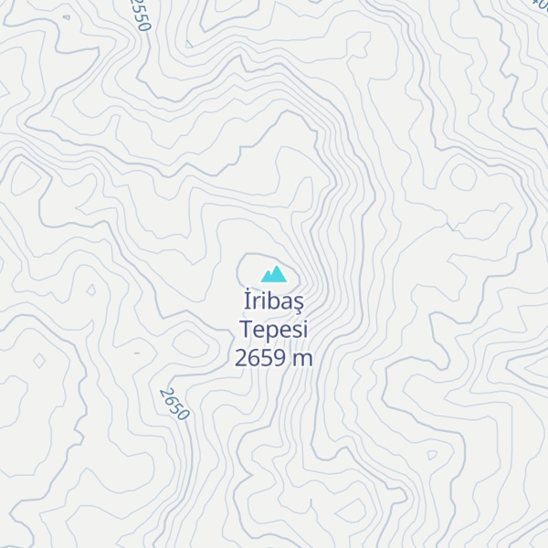 Map of İribaş Tepesi