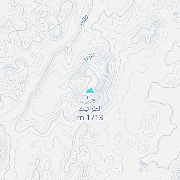 Map of جبل الطراثيث