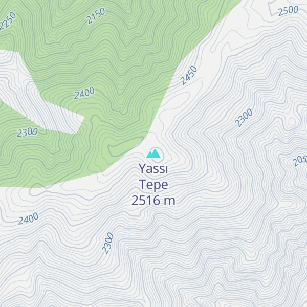 Map of Yassı Tepe